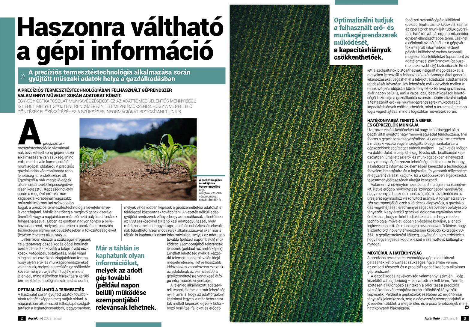 AgrárUnió 2023.01. szám